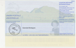 GB „GRANGE ROAD EDINBURGHo / Post / Office“ SID (Self Inking Datestamp) On Superb IRC (International Reply Coupon), Type - Postwaardestukken