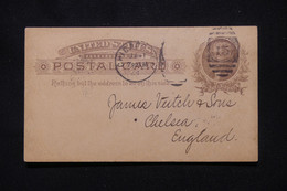 ETATS UNIS - Entier Postal De Chicago Pour Chelsea En 1886 - L 111369 - ...-1900