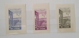 Syria, Syrie, Syrien, 1949, 3 UPU Proof, Imperf. With Gum , MNH ** - Ungebraucht