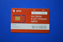 SIM. MTS. Red Card. In Touch In 227 Countries. Chip #2 - Russia