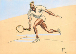 Le Tennis * Série SPORTS N° I. K. N°146 * CPA Illustrateur * Sport Raquette Tennisman - Athletics