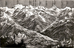 Viege - Panorama (2136) * 16. 8. 1962 - Viège