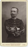 CDV Circa 1890. Militaire, Lieutenant Au 86e Régiment D'Infanterie Par Bellingard à Lyon. Épreuve Au Charbon Inaltérable - Oud (voor 1900)