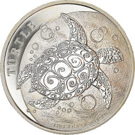 Monnaie, Niue, Turtle, 2 Dollars, 2016, Proof, FDC, Argent - Niue