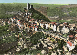 EN AVION AU DESSUS DE NAJAC VUE GENERALE AERIENNE LAPIE - Najac