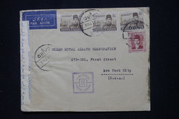 EGYPTE - Enveloppe Du Caire Pour Les Etats Unis En 1941 Avec Contrôle Postal - L 111409 - Briefe U. Dokumente