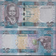 Süd-Sudan Pick-Nr: 7 Bankfrisch 2011 10 Pounds - Sudan