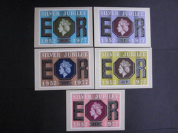 1977 SILVER JUBILEE P.H.Q. CARDS WITH FIRST DAY HOUSE OF LORDS POSTMARKS. ( 02329 ) - Carte PHQ