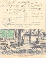 VIETNAM. INDOCHINE. VOYAGE AUX MONUMENTS KHMERS. SIEM-REAP. LA TISSEUSE. 1908 - Vietnam
