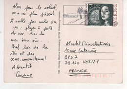 Beau Timbre , Stamp " Westfaliska Freden " Sur Cp , Carte , Postcard Du ?? - Brieven En Documenten