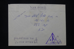 ISRAËL - Enveloppe Avec Cachet De Censure - L 111440 - Cartas