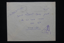 ISRAËL - Enveloppe Avec Cachet De Censure - L 111441 - Cartas
