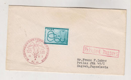 JAPAN 1958  FDC Cover To Yugoslavia - Brieven En Documenten