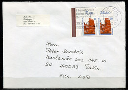 Germany Berlin 1990 Bedarfsbrief Mit Mi.Nr.874 Ala Waagerechtes Paar Mit MWST"Berlin 11-Intern. Grüne Woche "1 Beleg - Covers