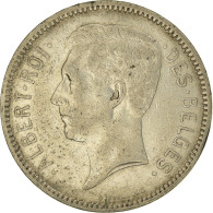 Monnaie, Belgique, 5 Francs, 5 Frank, 1933, TB+, Nickel, KM:97.1 - 5 Frank & 1 Belga