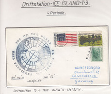 USA Driftstation ICE-ISLAND T-3 Cover Fletcher's Ice Island T-3 Periode 4 Ca  1969 (DR131B) - Estaciones Científicas Y Estaciones Del Ártico A La Deriva