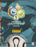 Deux ALBUMS FIFA WORLD CUP GERMANY 2006 PANINI, ( 1 Album Complet Et 1 Album Incomplet. Bon état) . - Edición Alemana