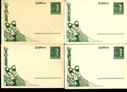 Deutsches Reich: 4 Ganzsachen P 273 (Erntedanktag 1938) Ungelaufen   #34168 - Stamped Stationery