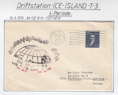 USA Driftstation ICE-ISLAND T-3 Cover  Ice Island T-3 Periode 4 Ca MAR 13 1970  (DR134) - Estaciones Científicas Y Estaciones Del Ártico A La Deriva