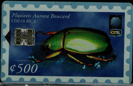 COSTA RICA 1998 PHONECARDS INSECTS USED VF!! - Sonstige & Ohne Zuordnung