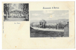 Souvenir  D'ARLON   --  Le Parc  - La Gare ( Multivues ) - Arlon