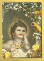 BOUDDHISME . " KRISHNA & PARROTS " - Réf. N°32243 - - Bouddhisme