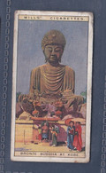 Wonders Of The Past 1926 - 30 Bronze Buddha At Kobe -  Wills Cigarette Card - Original  - - Wills