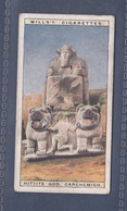 Wonders Of The Past 1926 - 23 Hittite God Carchemish -  Wills Cigarette Card - Original  - - Wills