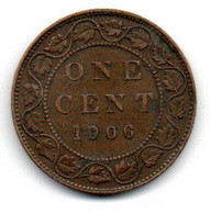 Canada  - 1 Cent 1906  -  état  TB+ - Canada