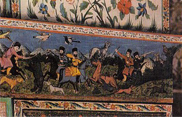 W0002- SHEKI KHANS PALACE, WALL MURALS DETAIL - Azerbaïjan