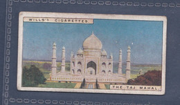 Wonders Of The Past 1926 - 27 The Taj Mahal, India -  Wills Cigarette Card - Original  - - Wills