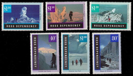 (055) Ross 1996 / Landscapes / Paysages / Landschaften / Glaciers / Gletscher  ** / Mnh  Michel 38-43 - Sin Clasificación