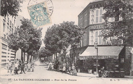 La GARENNE COLOMBES - Rue De La Pointe - Animé - Café Billard - Hotel De Paris -  BAISSE DE PRIX - La Garenne Colombes