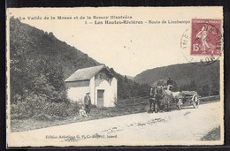 CPA 08 - Les Hautes-Rivières, Route De Linchamps - Andere Gemeenten