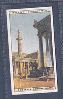 Wonders Of The Past 1926 - 43 Trajan's Forum, Rome -  Wills Cigarette Card - Original  - - Wills