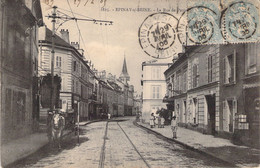 EPINAY SUR SEINE - La Rue De Paris - Cheval Et Charrette - Animé - Oblitéré En 1905 - Rail De Tramway - Non Classés