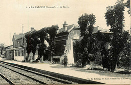 La Faloise * La Gare * Ligne Chemin De Fer De La Somme - Autres & Non Classés