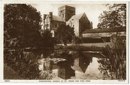 =winchester Church Of St Cross And Fish Pond - Winchester