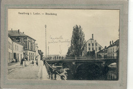 CPA - (57) SARREBOURG - Aspect De La Passerelle Piétonne Bracksteg En 1918 - Sarrebourg