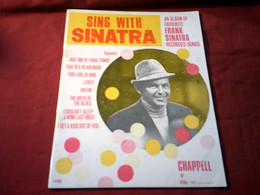 SING WHIT SINATRA     / AND ALBUM OF FAVORITE FRANK SINATRA RECORDED SONGS // CHAPPELL MADE IN ANGLAND - Ontwikkeling