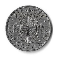 UK -  ½ Crown 1950 - Otros & Sin Clasificación