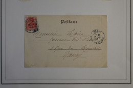 AJ3 LORRAINE LOTHRINGEN  BELLE LETTRE   1903 CHATEAU SALINS POUR NANCY  FRANCE  +  ++ AFFRANCH INTERESSANT - Sonstige & Ohne Zuordnung