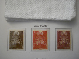 Luxembourg - Europa 1957 - Y.T. 531/533 - Neufs * Mint MLH - 1957