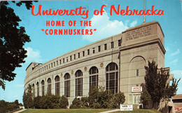 AK Lincoln University Of Nebraska Home Of The Cornhuskers Memorial Stadium Postmark Frank Beatrice NE United States USA - Lincoln