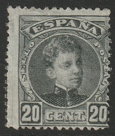 Spain 1901 Sc 278 Espagne Ed 247 Yt 217 MH* Partial Gum - Nuevos