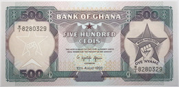 Ghana - 500 Cedis - 1993 - PICK 28c.3 - NEUF - Ghana