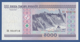 BELARUS - P.29a – 5.000 Rublëy 2000 UNC, Serie  BA 9318718 - Bielorussia