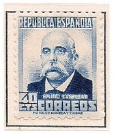 ESPAÑA 1931-1932 - PERSONAJES - NUMERO DE CONTROL AL DORSO - EDIFIL Nº 660** MNH - Nuevos