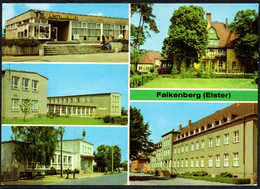 F2282 - TOP Falkenberg Schule VEB Elektrogeräte Krankenhaus Post - Verlag Bild Und Heimat Reichenbach - Falkenberg (Mark)