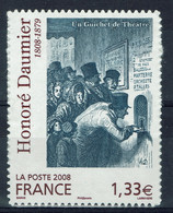 France, Honoré Daumier, "Un Guichet De Théâtre", 2008 **, Superbe,  timbre Autoadhésif Rare - Luchtpost